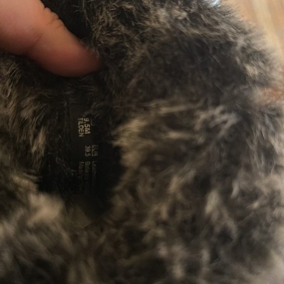 Sam Edelman Women’s Tilden Suede Leather Faux Fur Fringe Boots Black Size 9.5 - Picture 16 of 16